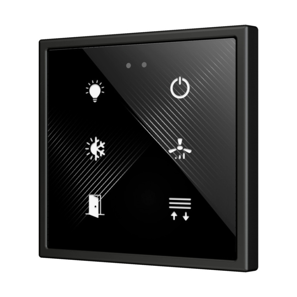 Выключатель сенсорный KNX, 70х70мм Zennio Flat 70