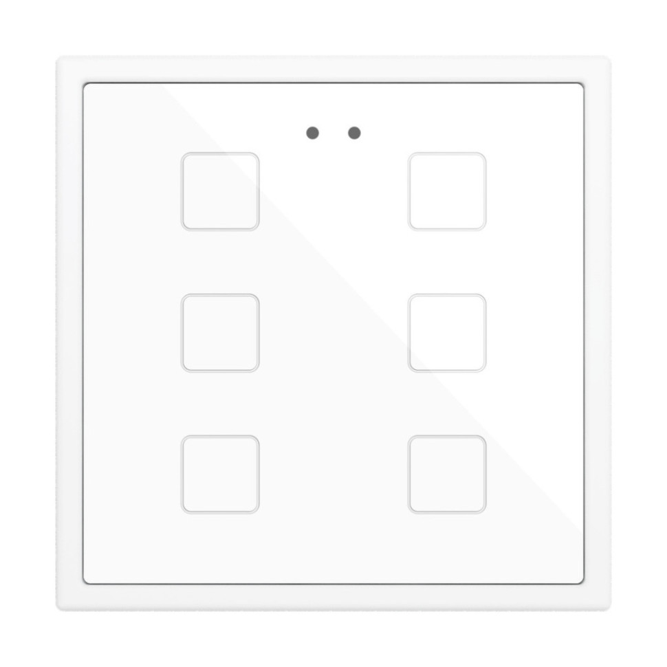 Выключатель сенсорный KNX, 70х70мм Zennio Flat 70