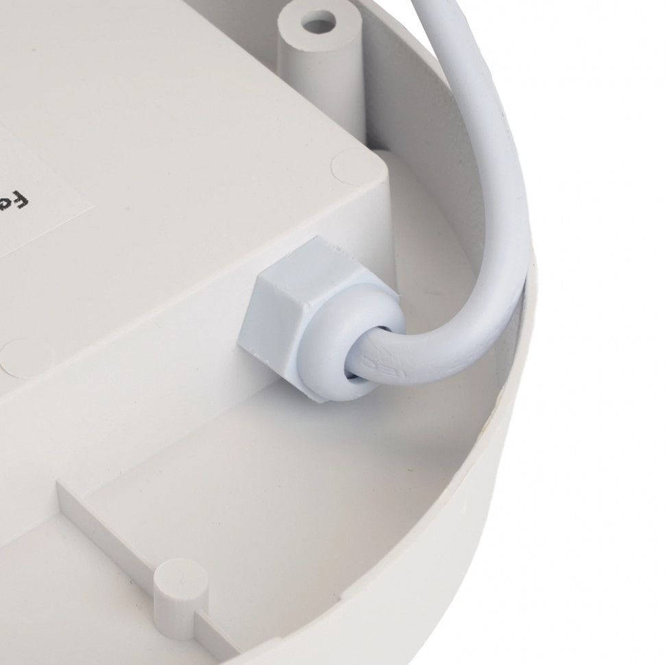 Настенно-потолочный светильник Feron 51512 Светодиодный светильник серии TR ЖКХ Круг 12Вт, 4000К, опал, IP65