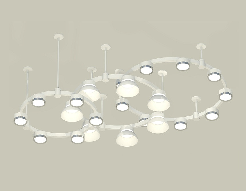 Комплект подвесного светильника Ambrella Light Techno Ring XR92212100 (A9221, A9226, C9241, C9232, C9236, C9231, N8140, N8118)