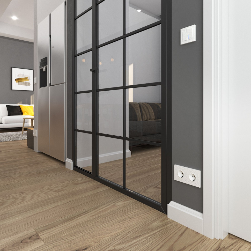 Рамка из поликарбоната на 1 пост Hammer белый W0012401