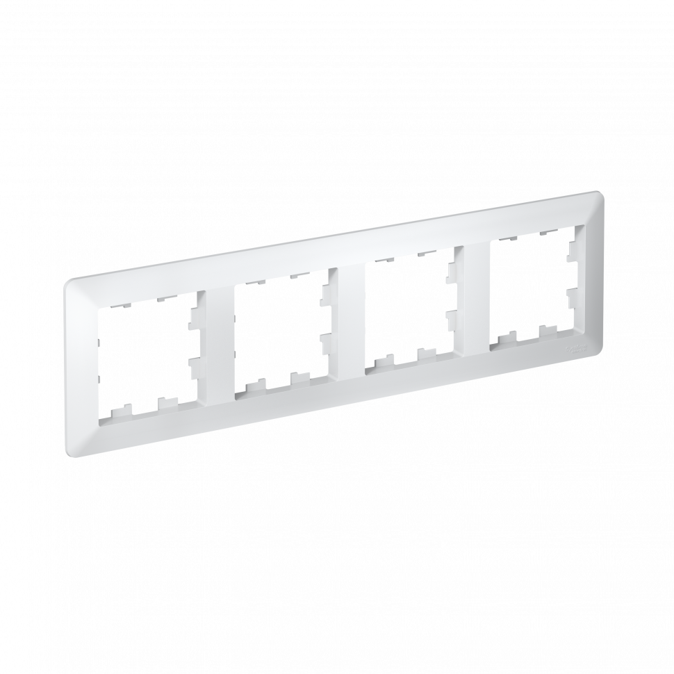 Рамка Systeme Electric AtlasDesign Air 4-ая, цвет белый, ATN220104