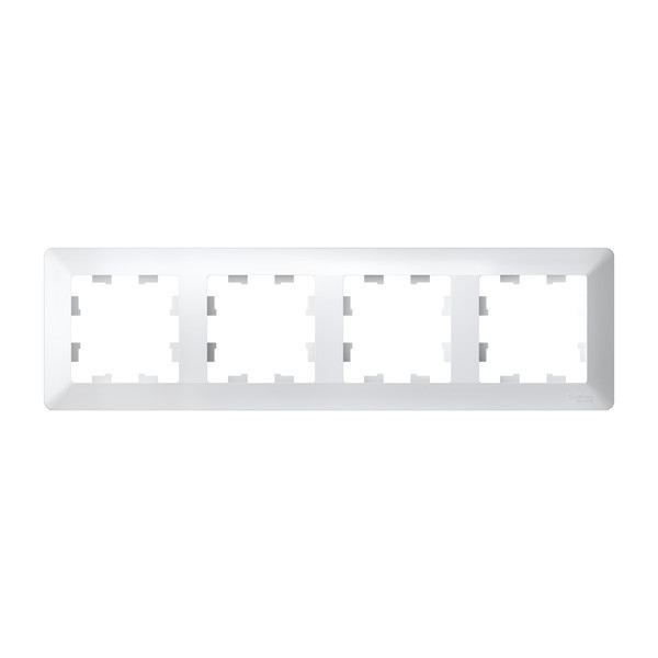 Рамка Systeme Electric AtlasDesign Air 4-ая, цвет белый, ATN220104