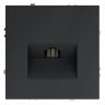 Розетка компьютерная встраиваемая VOLTUM S70 RJ45 кат.6, (графит) VLS060107