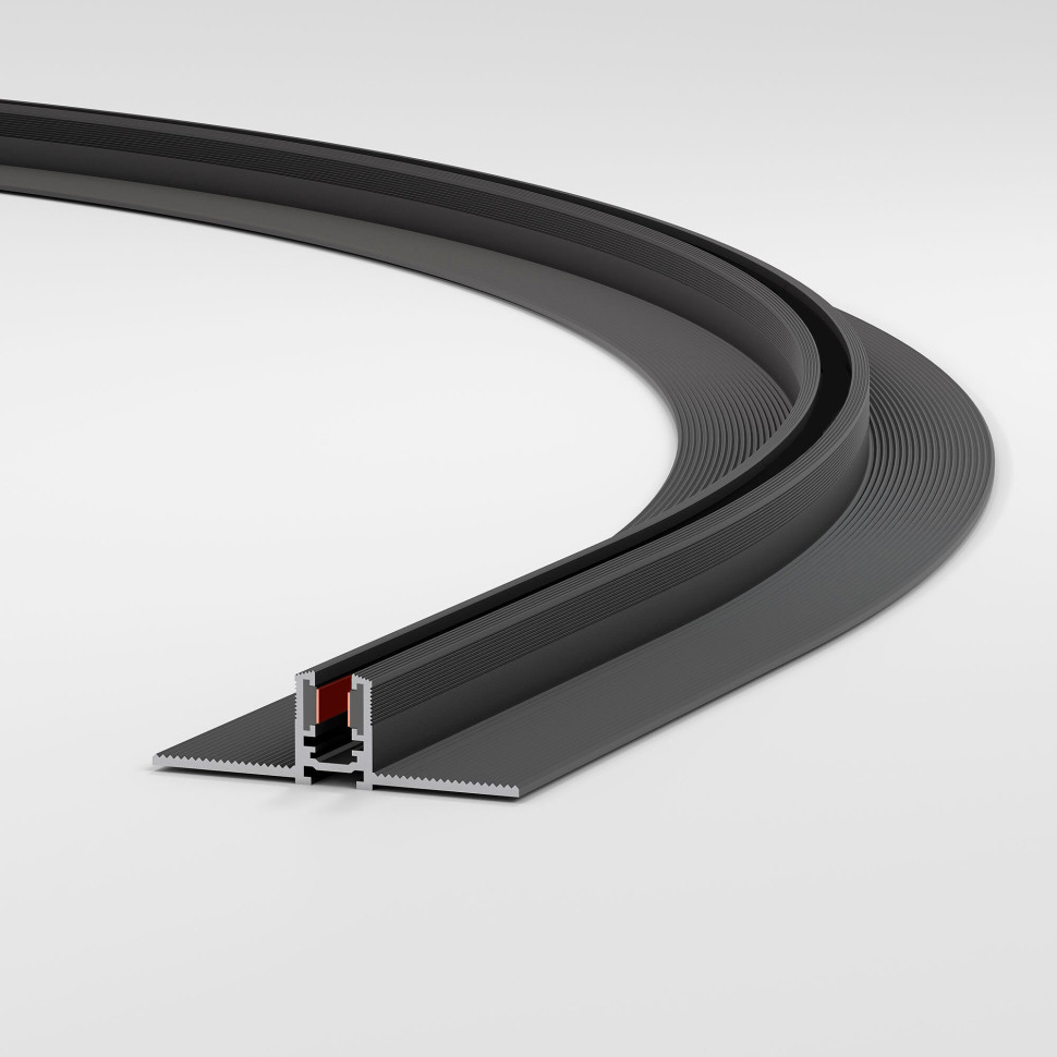 Mini Magnetic Шинопровод под ГКЛ 12,5мм черный Ø900 85220/00