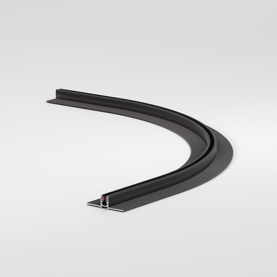 Mini Magnetic Шинопровод под ГКЛ 12,5мм черный Ø900 85220/00