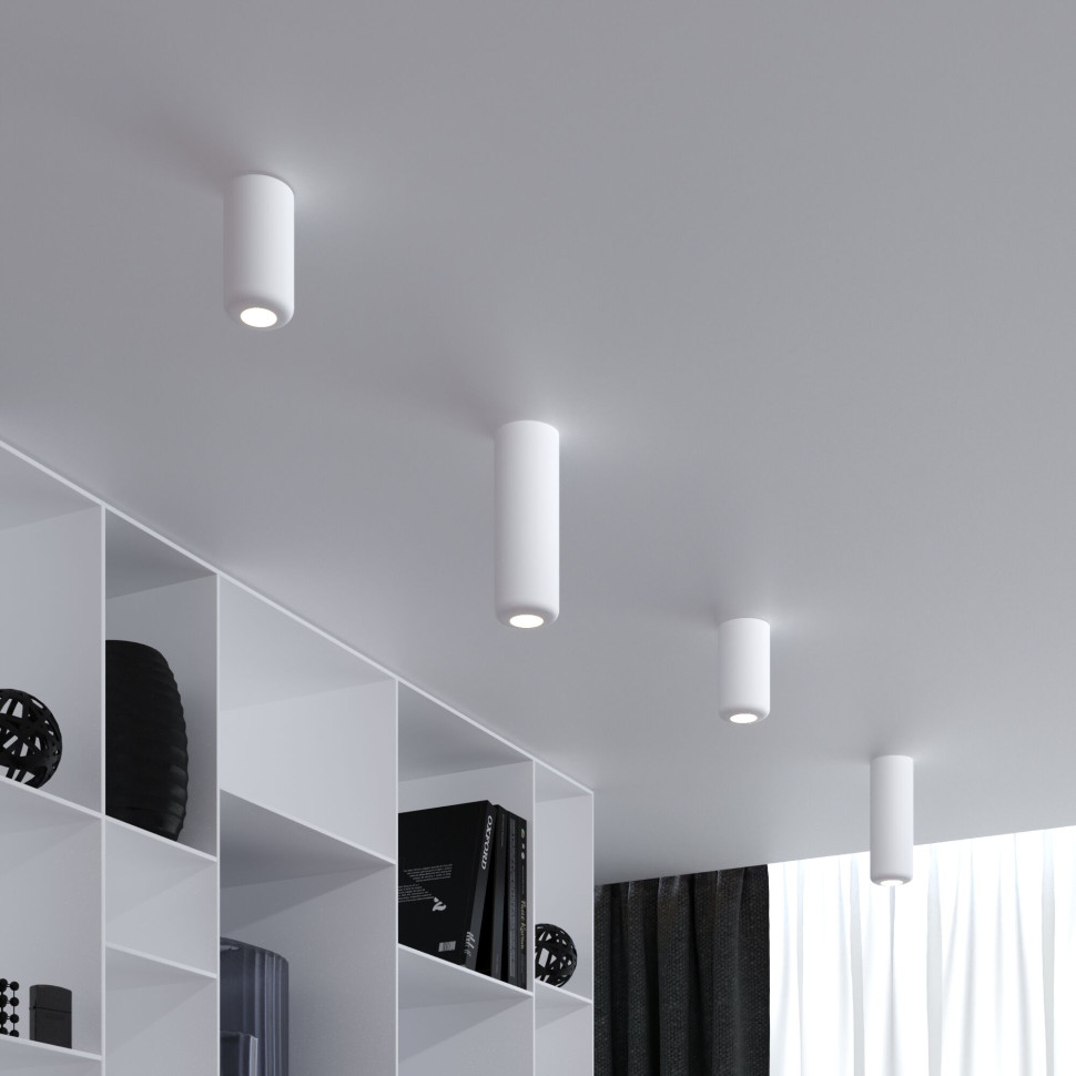 Светильник потолочный светодиодный 10W 4000K чёрный 25044/LED