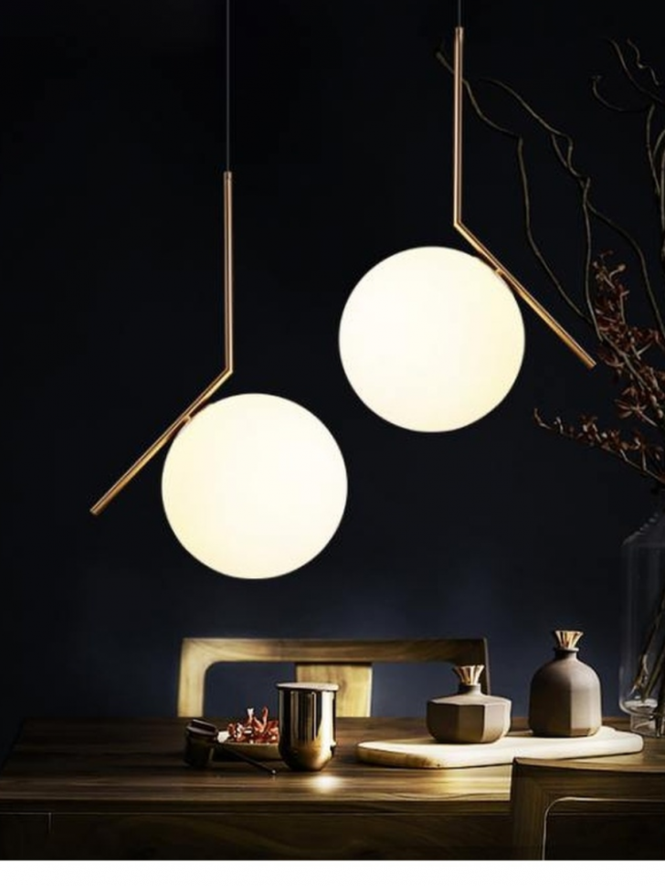 Подвесной светильник Elvan PD-4457L/1-E14-Gl