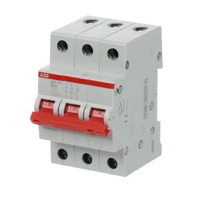 Рубильник ABB SHD203/50 AC/DC 3P 50A 10кА 2CDD273111R0050