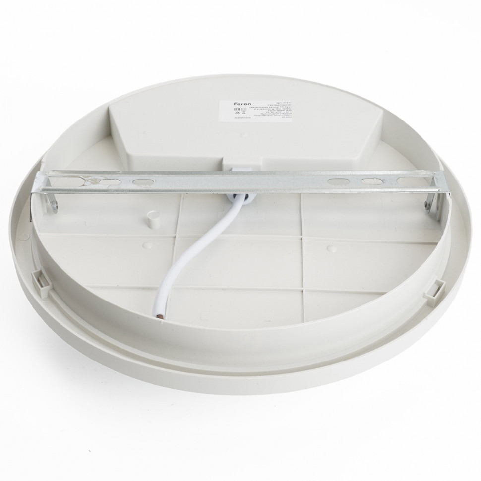 Настенно-потолочный светильник Feron 51513 Светодиодный светильник серии TR ЖКХ Круг 18Вт, 4000К, опал, IP65