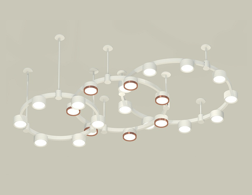 Комплект подвесного светильника Ambrella Light Techno Ring XR92212200 (A9221, A9226, C9241, C9232, C9236, C9231, N8126, N8112)