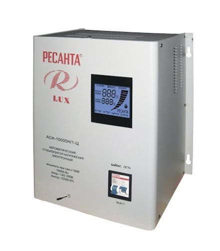 Стабилизатор АСН-10 000 Н/1-Ц Lux 63/6/18