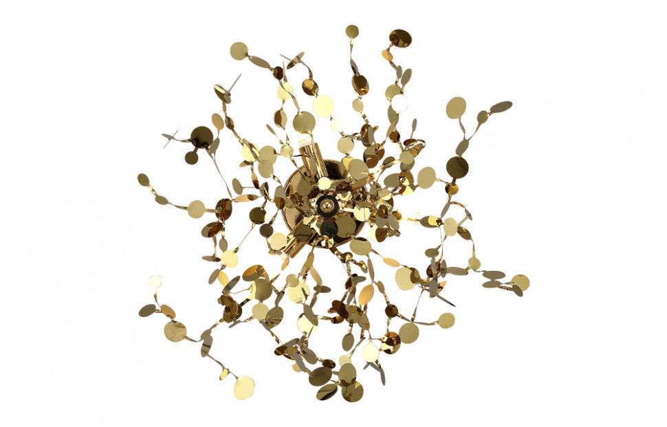 Настенный светильник Crystal Lux GARDEN AP-PL3 D400 GOLD