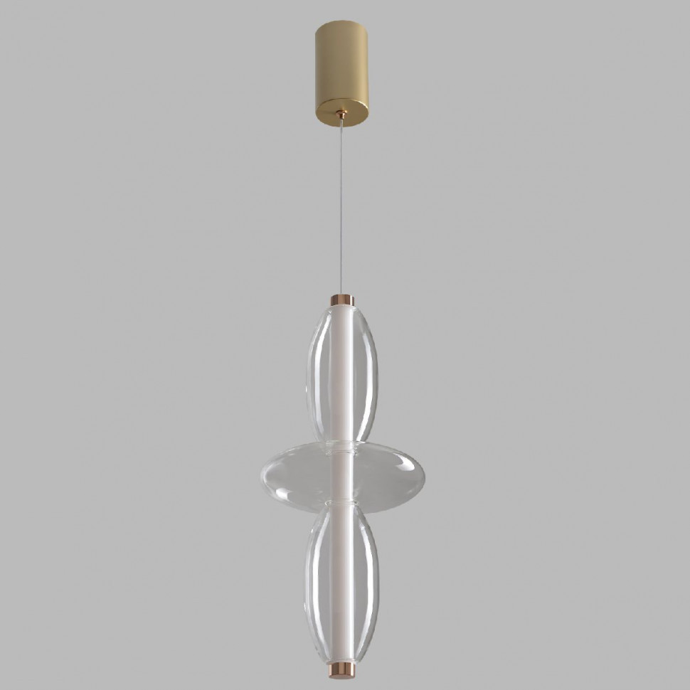 Подвесной светильник Crystal Lux QUASAR SP14W LED TRANSPARENT