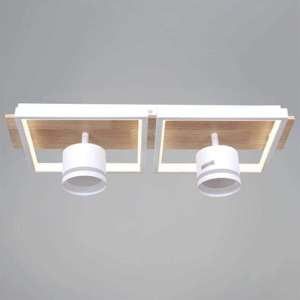 Потолочный светильник Reluce 19560-0.3-2+2 WH+WOOD