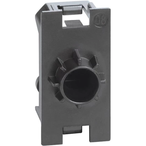 Вывод кабеля 1 выход диаметром 9мм 1 модуль. Цвет Белый. Bticino серия Living Now