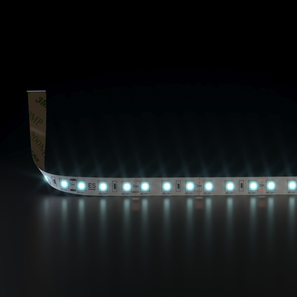 Светодиодная лента 12 В 14.4 Вт/м 60 Led/м 5050 IP20, холодный белый 6500К, 5 м Лента светодиодная 12V 14,4W 60Led 5050 IP20 холодный белый, 5м