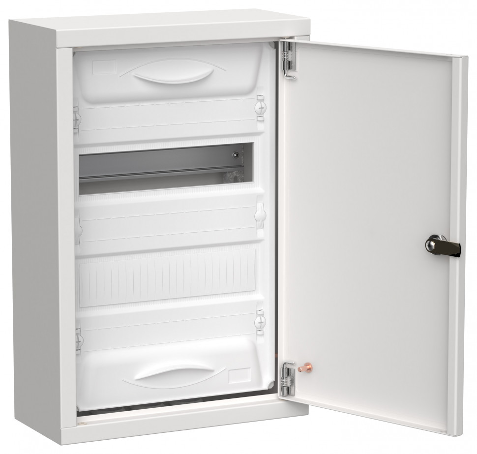Корпус металлический ЩРн-24 (1х24) 460х310х140мм TITAN 5 IP31 белый IEK TI5-50-N-024-31