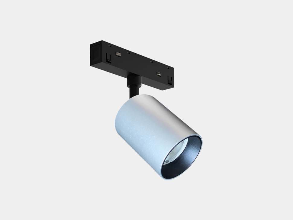  LUMKER Светильник-спот светодиодный , серия SY-LINK, Серебро, 15Вт, IP20, Нейтральный белый (4000К) , SY-LINK-SP-SL-15-NW