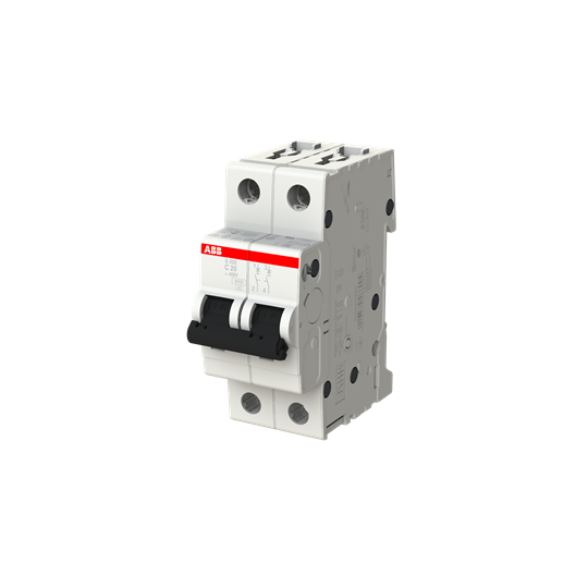 ABB S202-C20 — автомат 2 полюса 20А 6кА (2CDS252001R0204) 