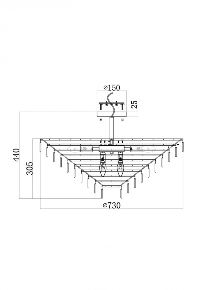 Потолочный светильник Maytoni MOD130CL-14G