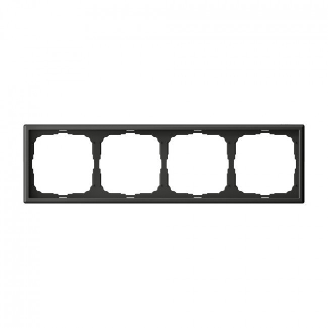 Рамка Schneider Electric Art Gallery на 4 поста, базальт GAL001404