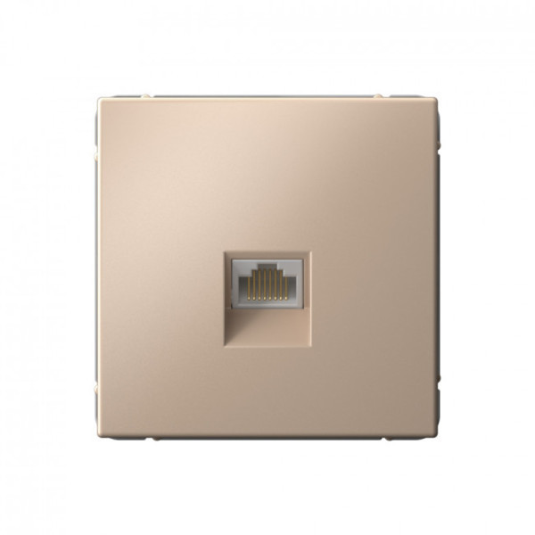Розетка Schneider Electric Art Gallery RJ-45 кат. 6a, Песочный GAL001286