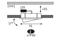 Мебельный светильник Paulmann Furniture Micro Line Dress 93515