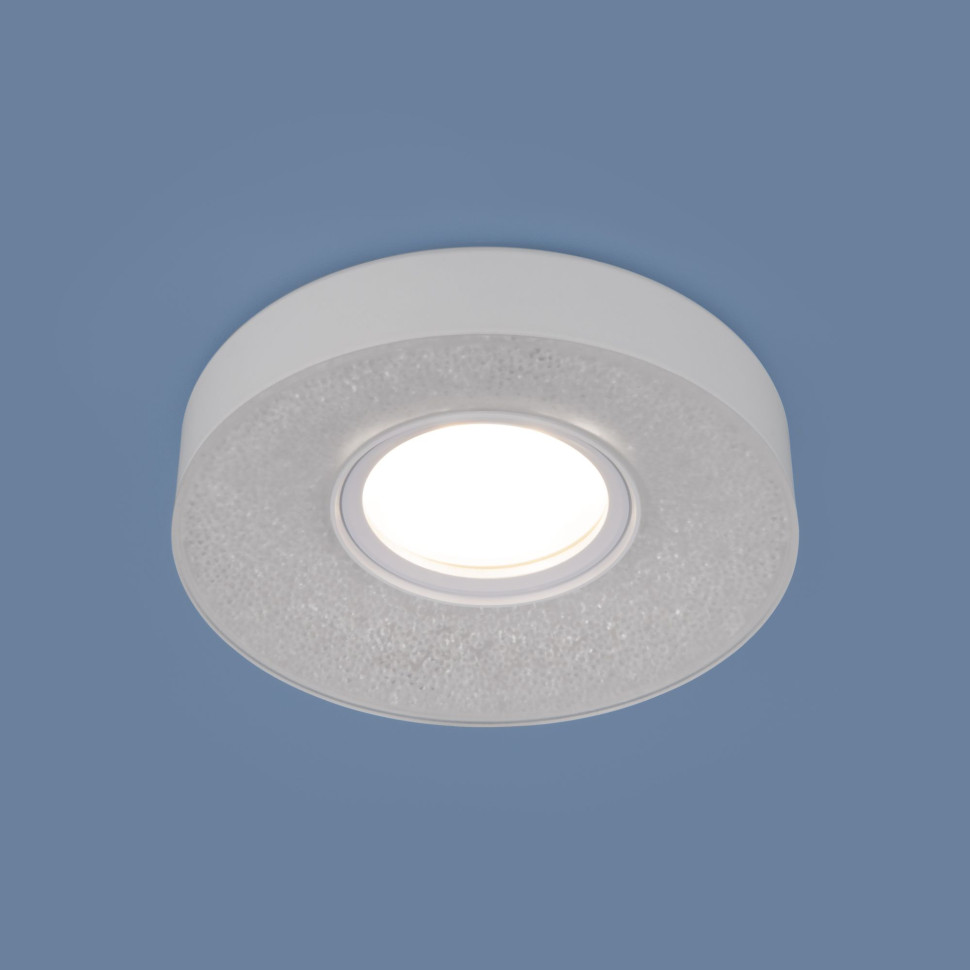 Встраиваемый потолочный светильник со светодиодной подсветкой 2241 MR16 WH белый