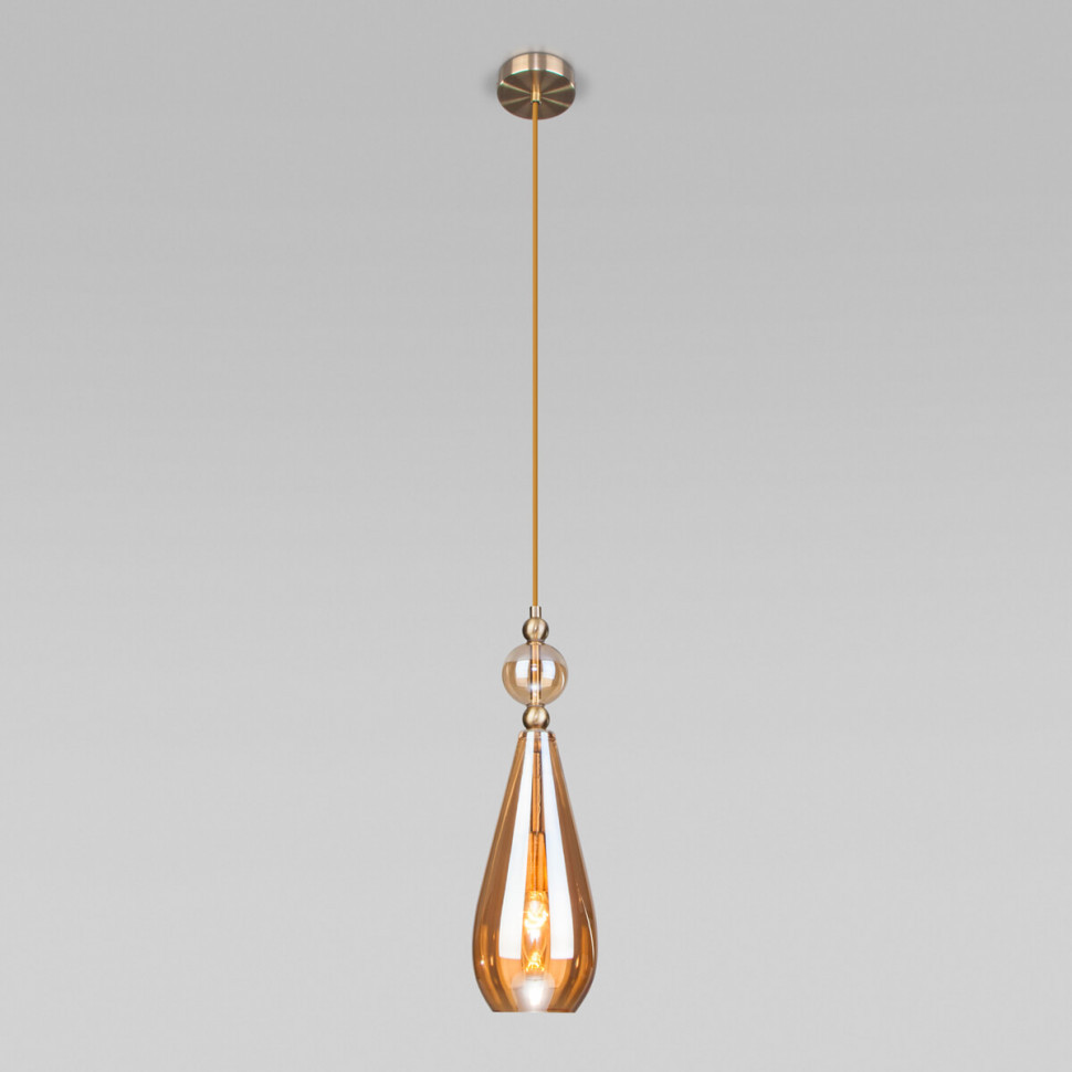 Подвесной светильник Eurosvet Ilario 50202/1 пурпурный