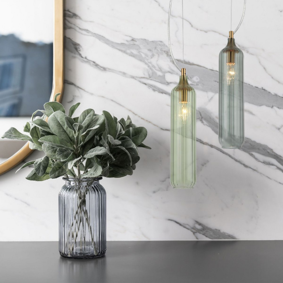 Подвесной светильник Eurosvet Siesta 50252/1 зеленый a063658