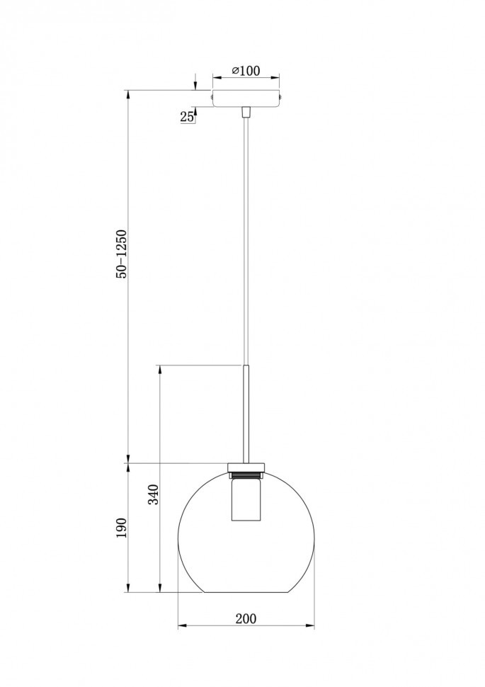 Подвесной светильник Freya FR8002PL-01B
