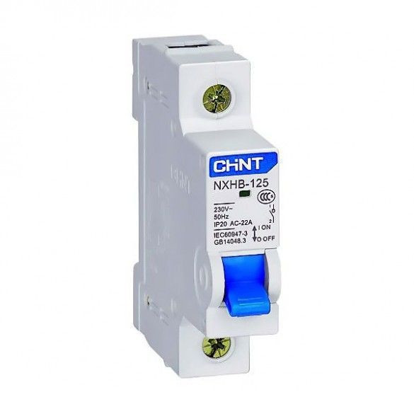 Выключатель-разъединитель нагрузки Рубильник CHINT NXHB-125 1P 32A (R) 193167