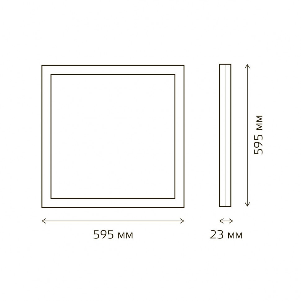Светодиодная панель Gauss 842161340