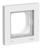 Рамка 1 пост IP44 Systeme Electric Atlas Design Aqua, белый ATN440101