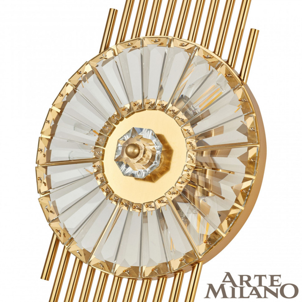 Настенный светильник Arte Milano 0552B.D255.H650.E14.3 G