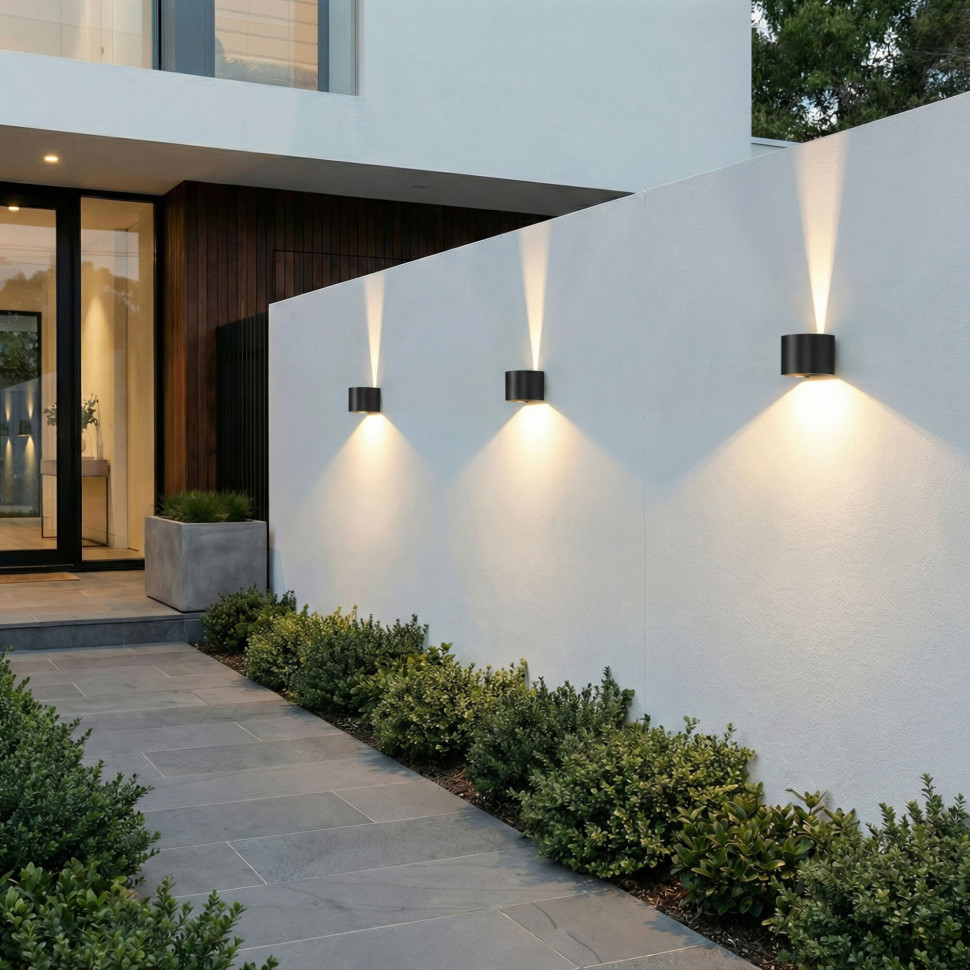 Уличный настенный светильник с регулируемыми лучами BLADE 3000K белый 1518 TECHNO LED