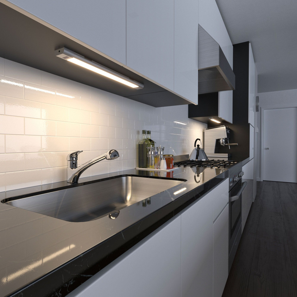 Накладной сенсорный светодиодный светильник 8 Вт 4200K 50 см LTB41 белый