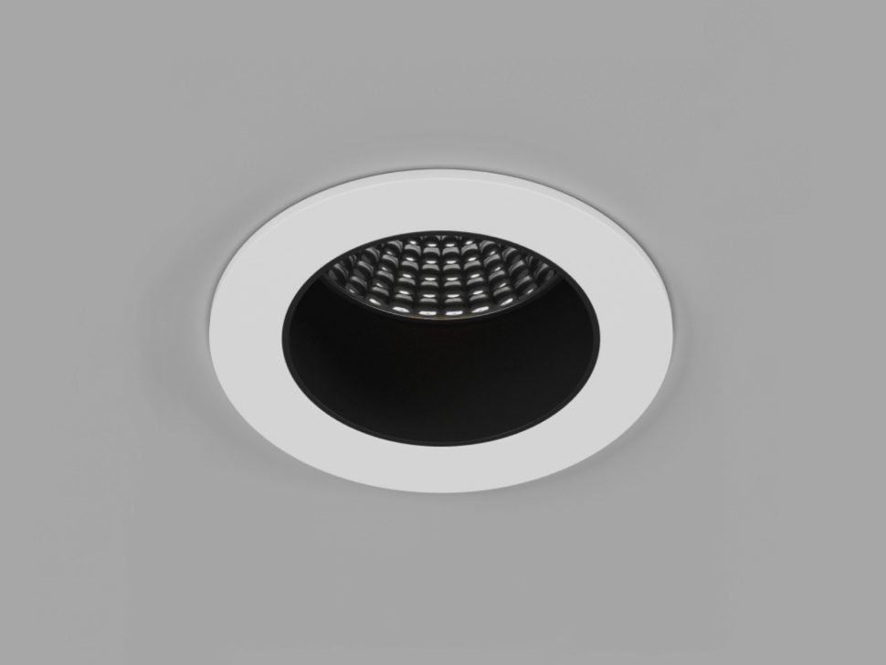  DesignLed Светильник светодиодный потолочный встраиваемый , серия AL, Черно-белый, 7Вт, IP65, Нейтральный белый (4000К), AL-DL036-7-WB-NW-65