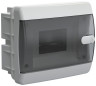 Бокс в нишу 6М прозрачная черная дверь IEK tekfor UIC-KP12-V-06-41-K01