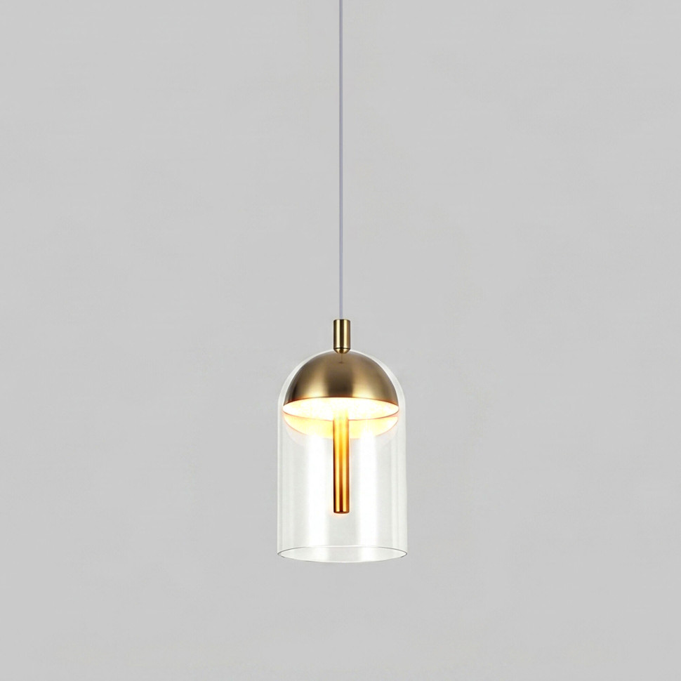 Подвесной светодиодный светильник со стеклянным плафоном 201056/1 LED