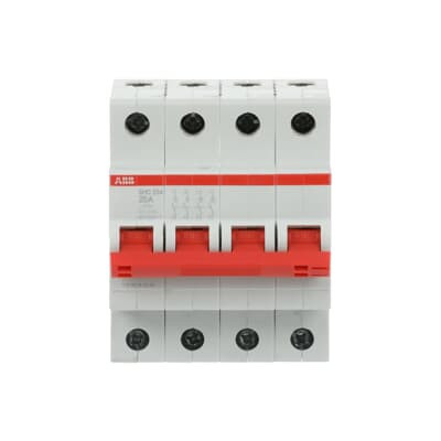 Рубильник ABB SHD204/25 AC/DC 4P 25A 10кА 2CDD274111R0025