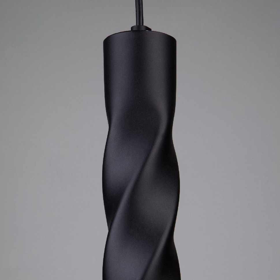 Подвесной светодиодный светильник Eurosvet Scroll 50136/1 LED черный