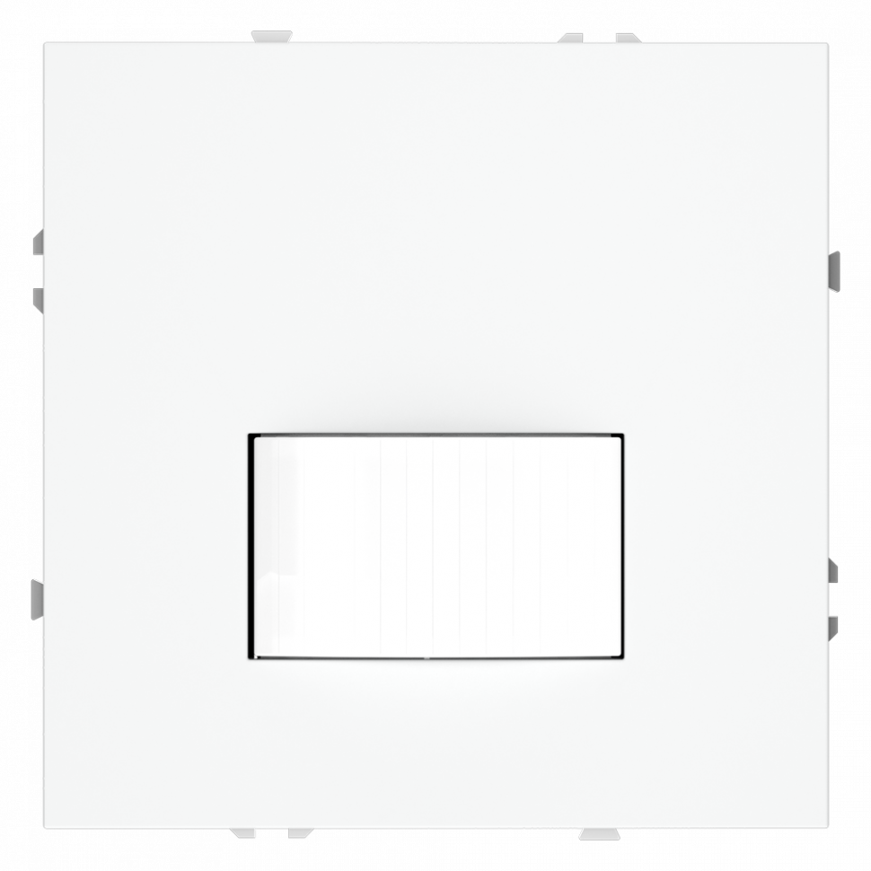 Датчик движения встраиваемый VOLTUM S70, (белый матовый) VLS070502