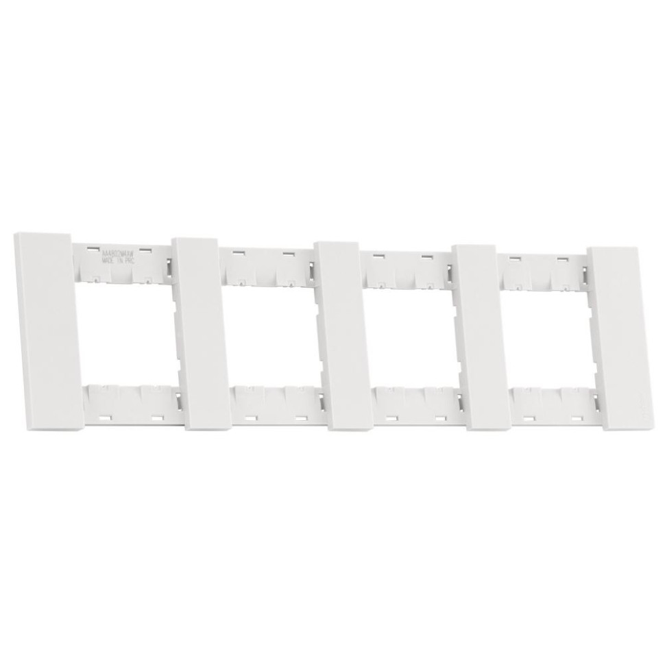 Рамка 4-ая цвет-белый матовый MEITON AA4802M4AW