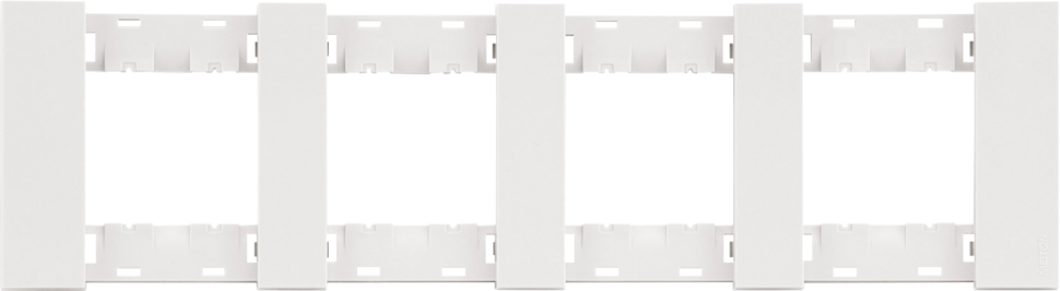 Рамка 4-ая цвет-белый матовый MEITON AA4802M4AW