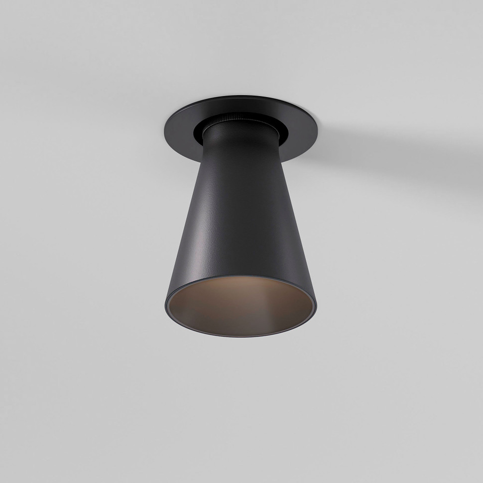 Светильник встраиваемый поворотный с антибликовой решеткой Bell 8W 4000K черный 25097/LED