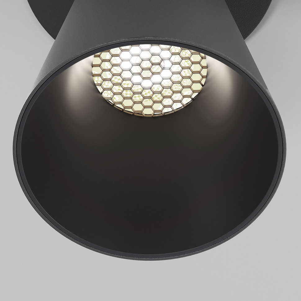 Светильник встраиваемый поворотный с антибликовой решеткой Bell 8W 4000K черный 25097/LED