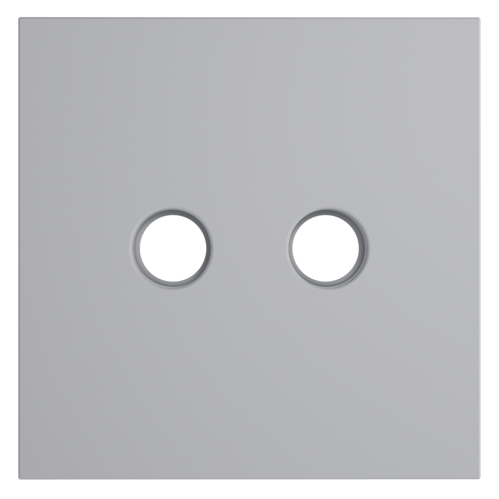 Накладка для розетки телевизионной оконечной TV+SAT, S70 (серый)