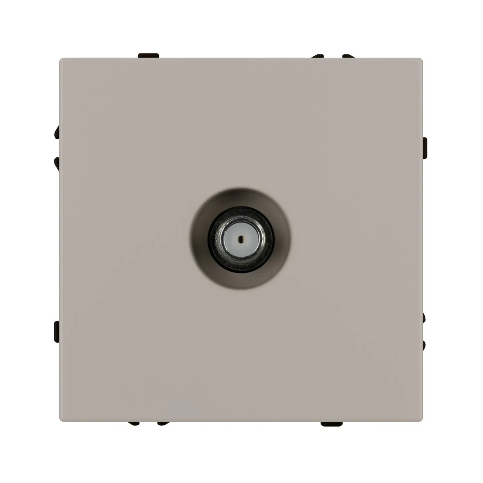 Розетка антенная SAT, IP-20 NEO PLUS (кашемир) 